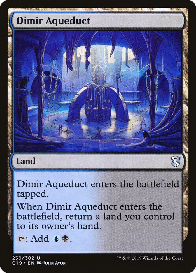 Dimir Aqueduct [Commander 2019] (C19 239)