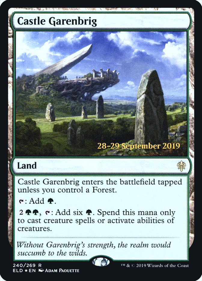Castle Garenbrig  [Throne of Eldraine Prerelease Promos] (PELD 240S)