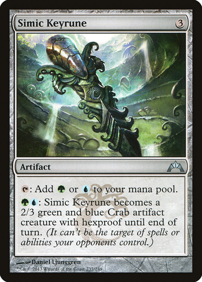 Simic Keyrune [Gatecrash] (GTC 237)