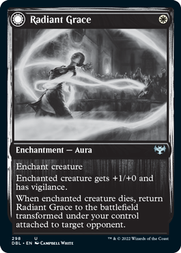 Radiant Grace // Radiant Restraints [Innistrad: Double Feature] (DBL 298)