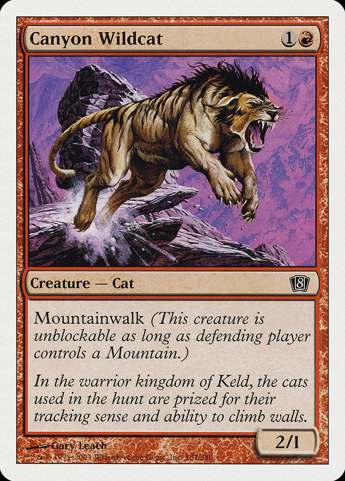 Canyon Wildcat [Eighth Edition] (8ED 181)
