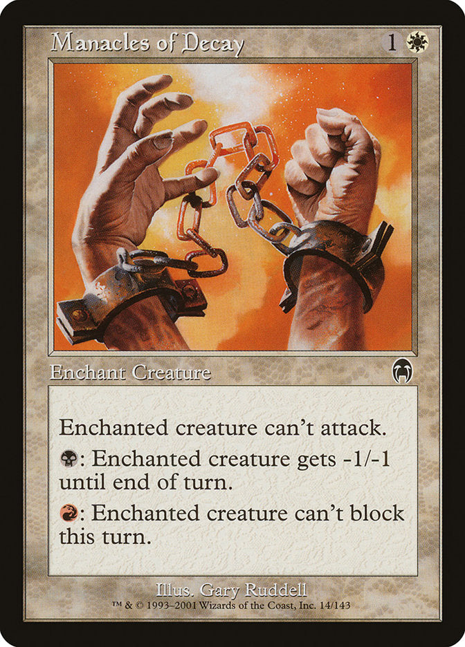 Manacles of Decay [Apocalypse] (APC 14)