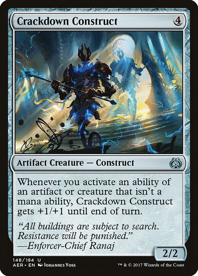 Crackdown Construct [Aether Revolt] (AER 148)