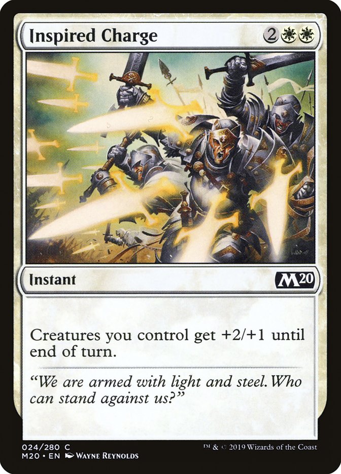 Inspired Charge [Core Set 2020] (M20 24)