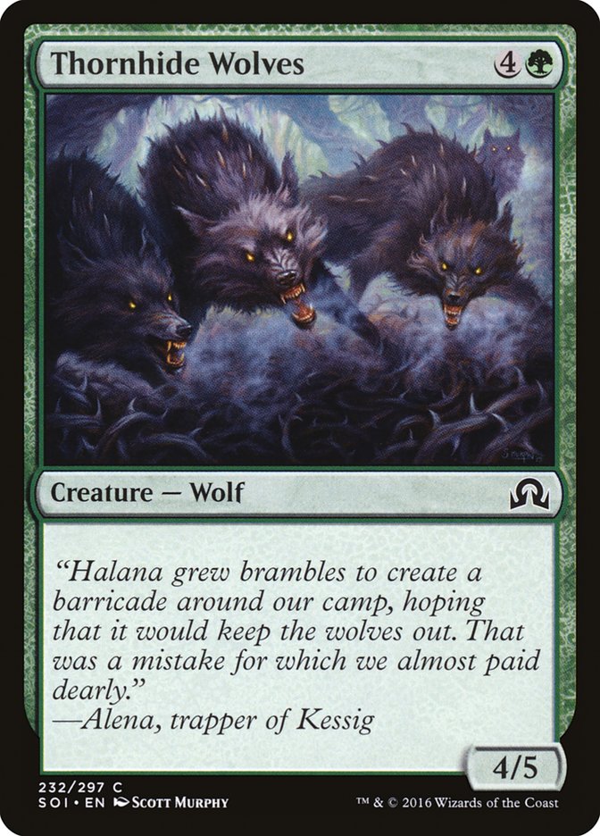 Thornhide Wolves [Shadows over Innistrad] (SOI 232)