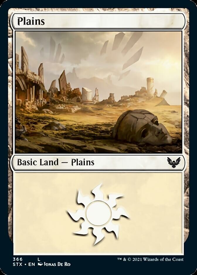 Plains (#366) [Strixhaven: School of Mages] (STX 366)