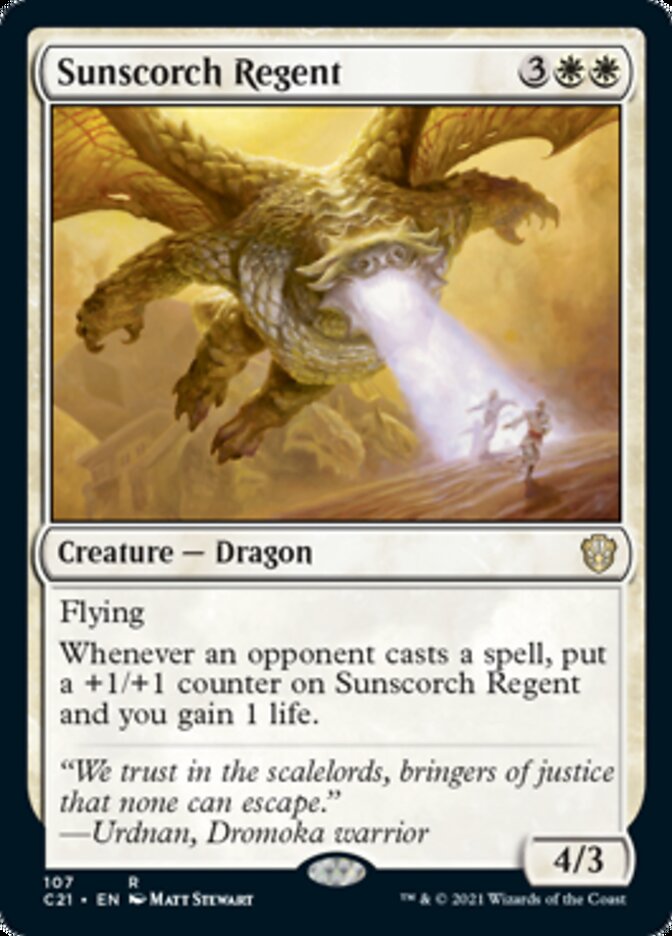 Sunscorch Regent [Commander 2021] (C21 107)