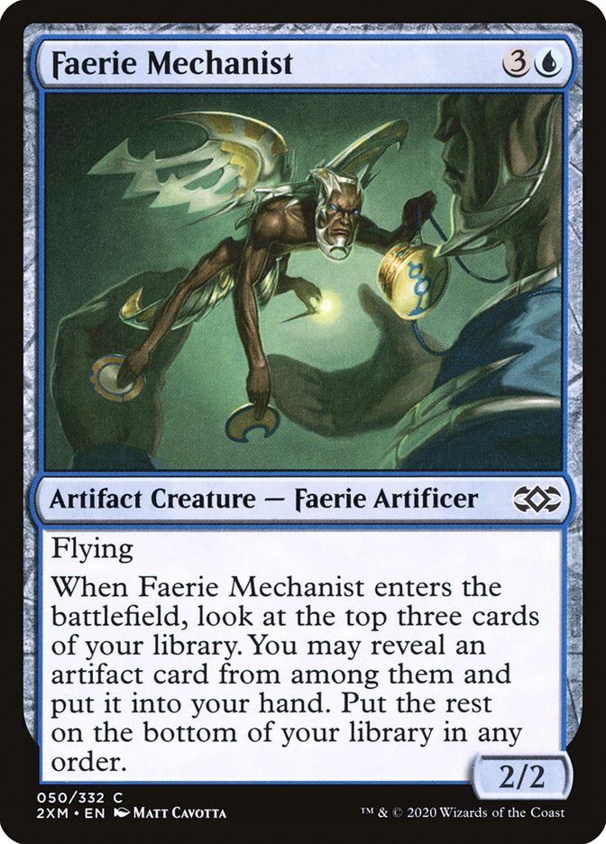 Faerie Mechanist [Double Masters] (2XM 50)