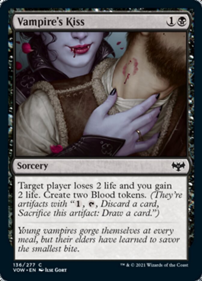 Vampire's Kiss [Innistrad: Crimson Vow] (VOW 136)