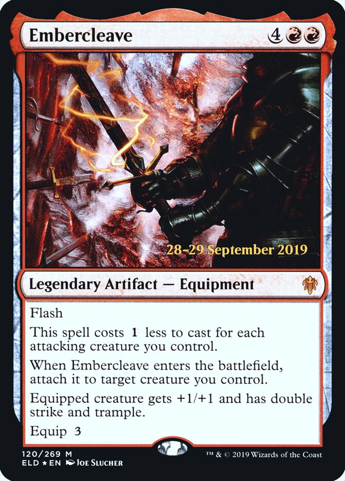 Embercleave  [Throne of Eldraine Prerelease Promos] (PELD 120S)
