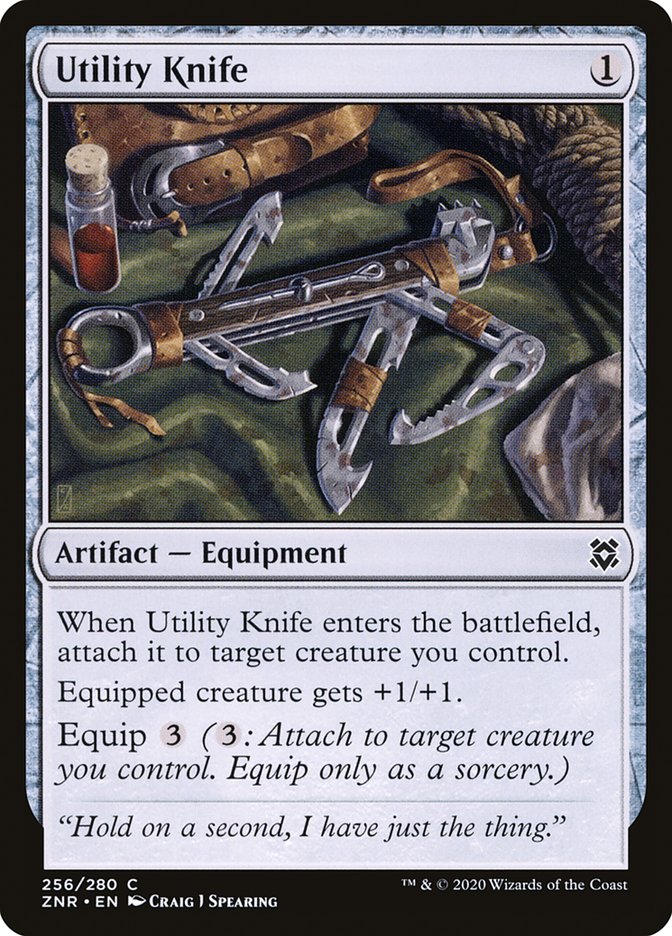 Utility Knife [Zendikar Rising] (ZNR 256)