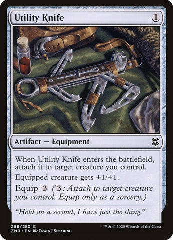 Utility Knife [Zendikar Rising] (ZNR 256)