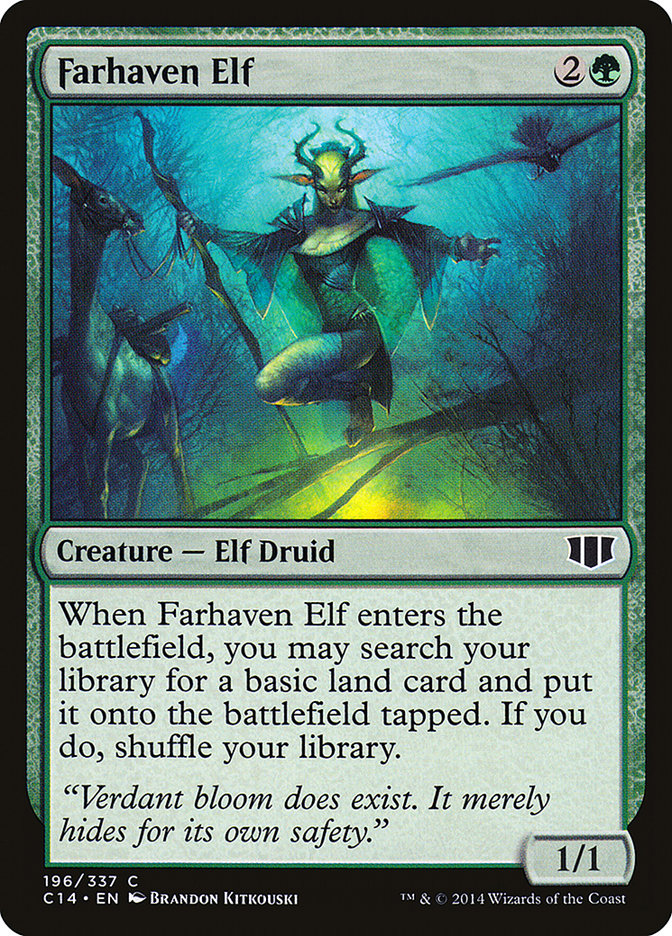 Farhaven Elf [Commander 2014] (C14 196)