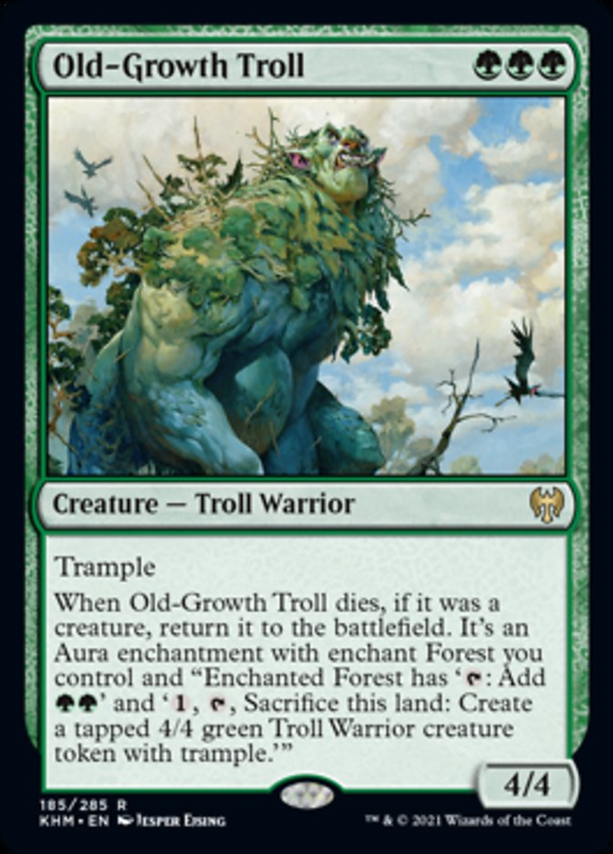 Old-Growth Troll [Kaldheim] (KHM 185)