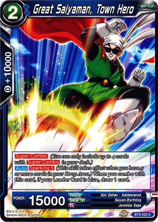 Great Saiyaman, Town Hero [BT5-032]