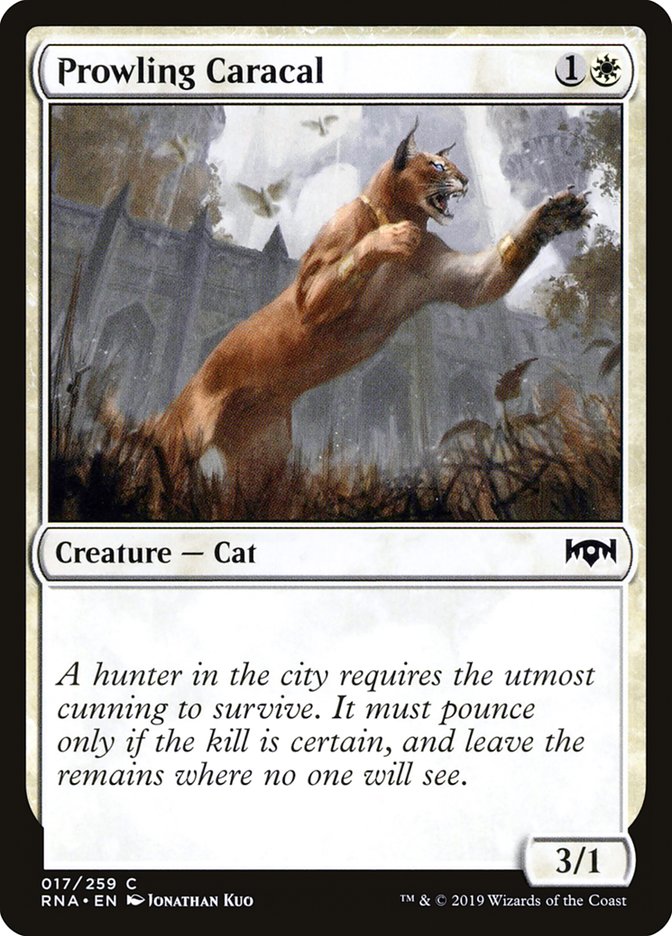 Prowling Caracal [Ravnica Allegiance] (RNA 17)