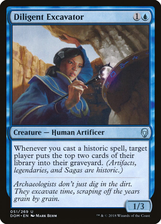 Diligent Excavator [Dominaria] (DOM 51)