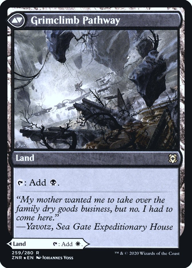 Brightclimb Pathway // Grimclimb Pathway  [Zendikar Rising Prerelease Promos] (PZNR 259S)