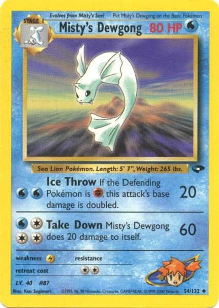 Misty's Dewgong (54/132) [Gym Challenge]