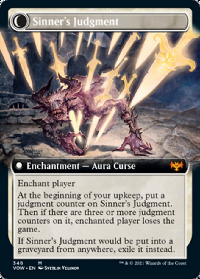 Faithbound Judge // Sinner's Judgment (Extended) [Innistrad: Crimson Vow] (VOW 348)