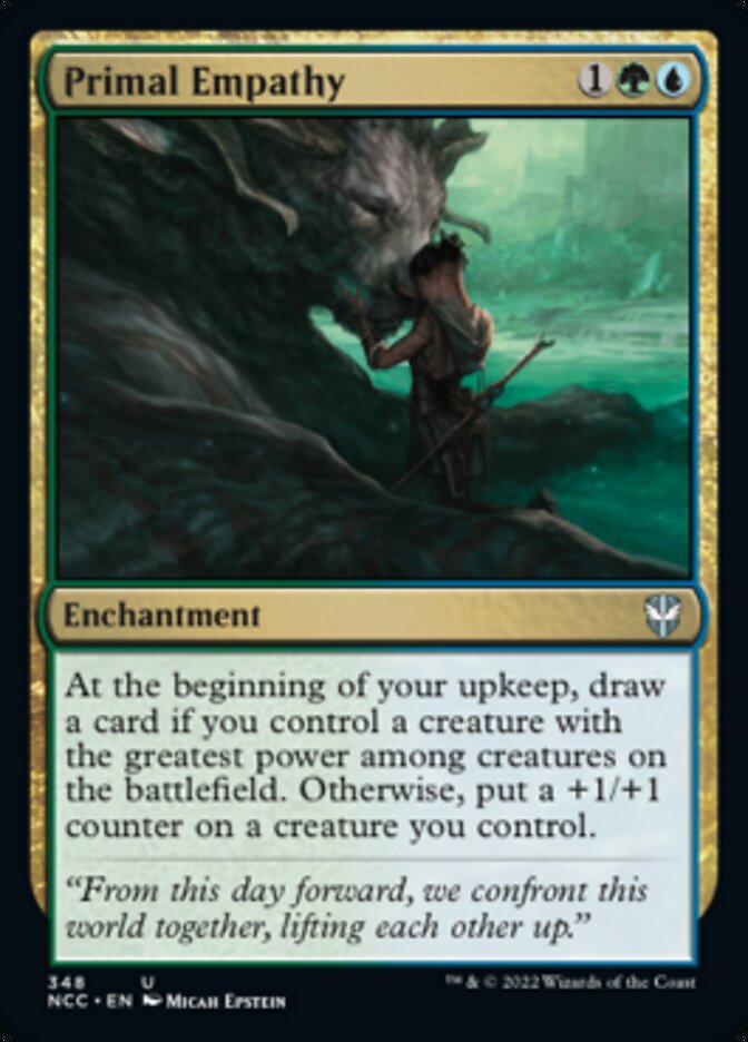 Primal Empathy [Streets of New Capenna Commander] (NCC 348)