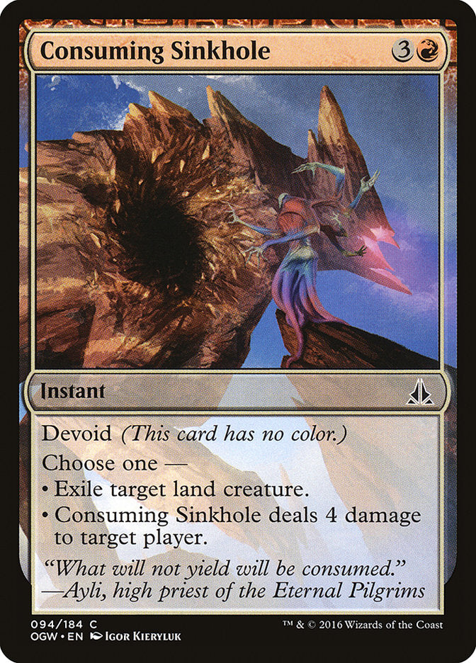 Consuming Sinkhole [Oath of the Gatewatch] (OGW 94)