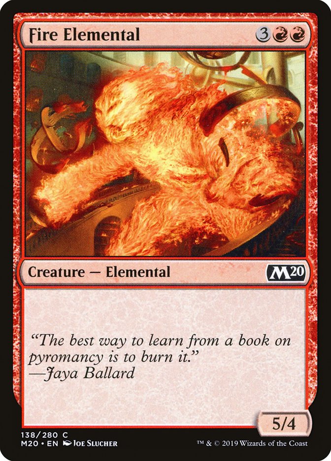 Fire Elemental [Core Set 2020] (M20 138)