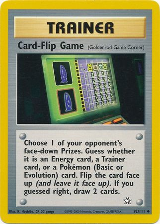 Card-Flip Game (92/111) [Neo Genesis]