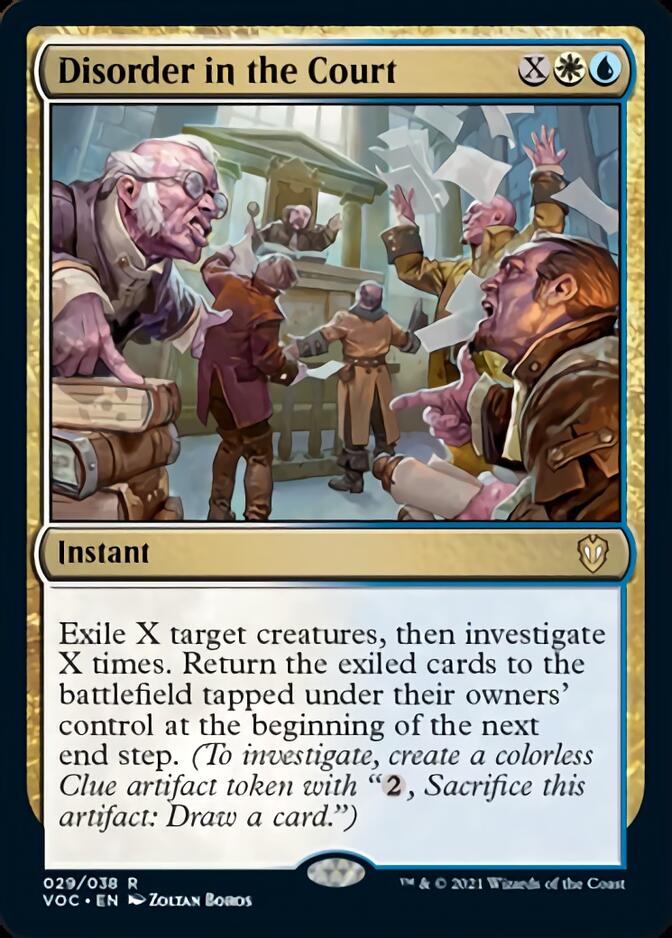 Disorder in the Court [Innistrad: Crimson Vow Commander] (VOC 29)