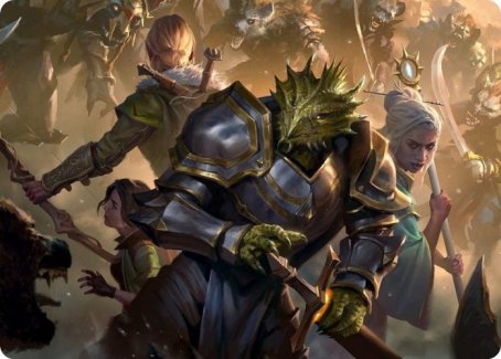 You Come to the Gnoll Camp Art Card [Dungeons & Dragons: Adventures in the Forgotten Realms Art Series] (AAFR 42)