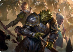You Come to the Gnoll Camp Art Card [Dungeons & Dragons: Adventures in the Forgotten Realms Art Series] (AAFR 42)