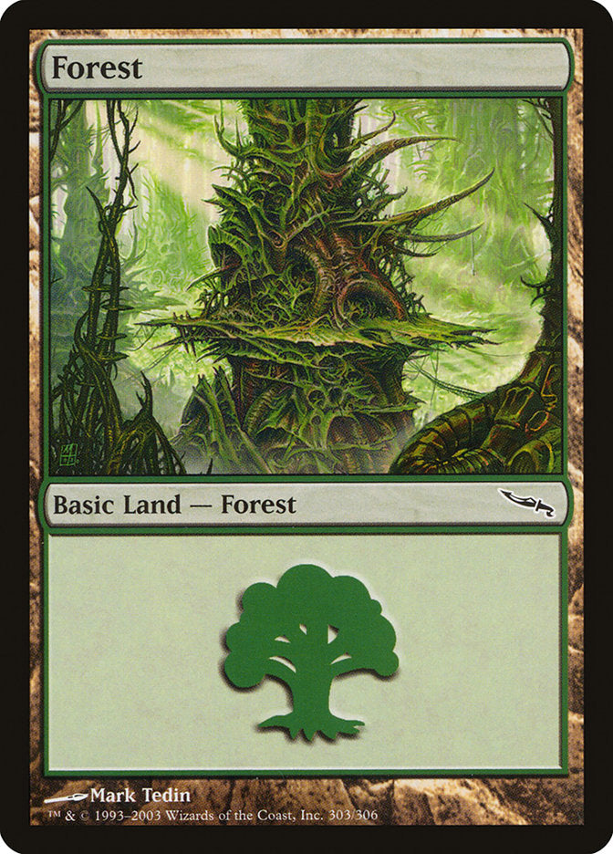 Forest (#303) [Mirrodin] (MRD 303)