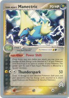 Team Aqua's Manectric (4/95) (Blaziken Tech) [World Championships 2004]