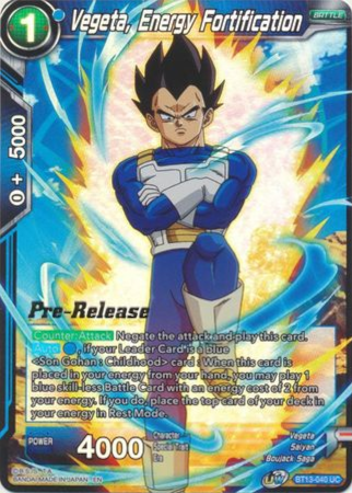 Vegeta, Energy Fortification [BT13-040]