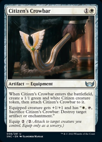 Citizen's Crowbar [Streets of New Capenna] (SNC 8)