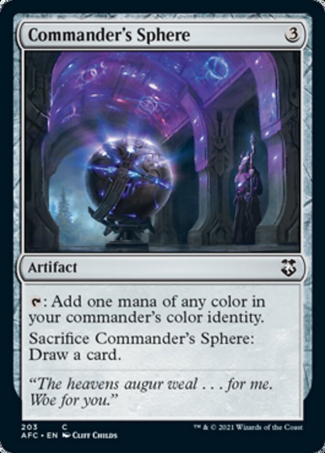 Commander's Sphere [Dungeons & Dragons: Adventures in the Forgotten Realms Commander] (AFC 203)