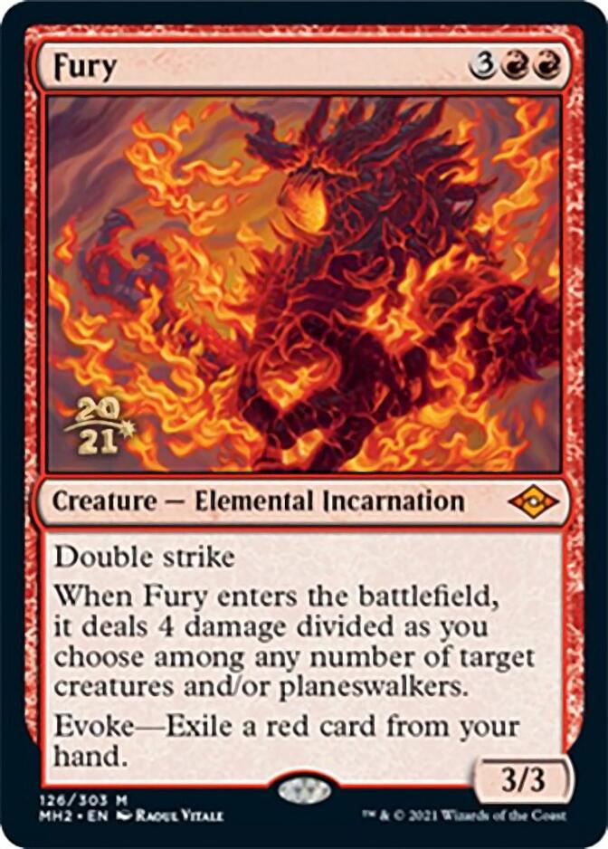 Fury [Modern Horizons 2 Prerelease Promos] (PMH2 126)