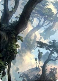Forest 1 Art Card [Zendikar Rising Art Series] (AZNR 19)
