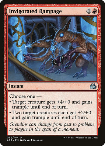 Invigorated Rampage [Aether Revolt] (AER 86)