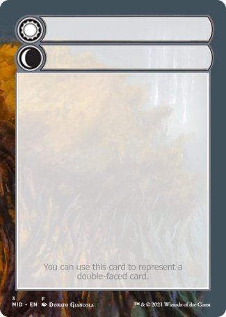 Helper Card (3/9) [Innistrad: Midnight Hunt Tokens] (TMID 3)
