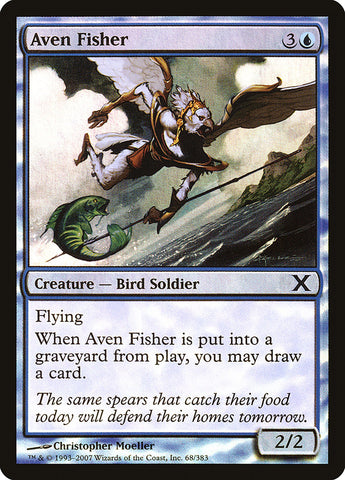 Aven Fisher (Premium Foil) [Tenth Edition] (10E 68)