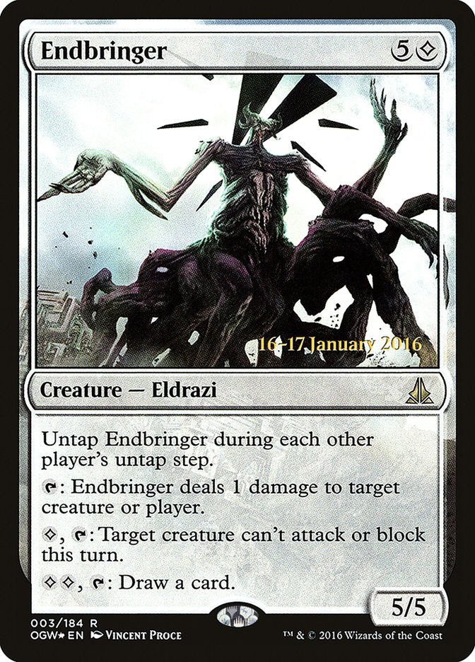 Endbringer (Prerelease) [Oath of the Gatewatch Prerelease Promos] (POGW 3S)