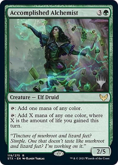 Accomplished Alchemist (Promo Pack) [Strixhaven: School of Mages Promos] (PSTX 119)