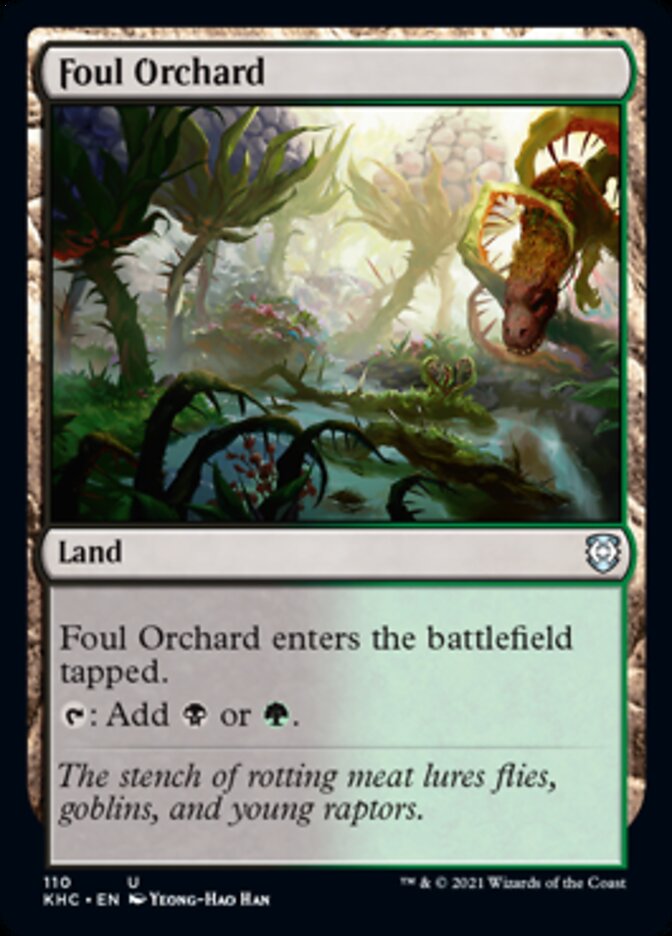 Foul Orchard [Kaldheim Commander] (KHC 110)