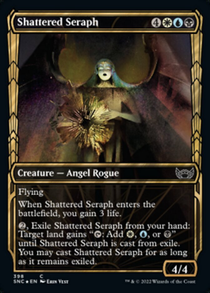 Shattered Seraph (Showcase Golden Age Gilded Foil) (SNC 398)