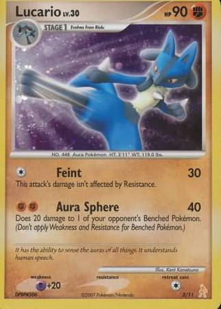 Lucario (3/11) [Diamond & Pearl: Trainer Kit]
