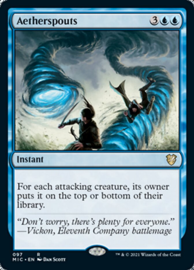Aetherspouts [Innistrad: Midnight Hunt Commander] (MIC 97)